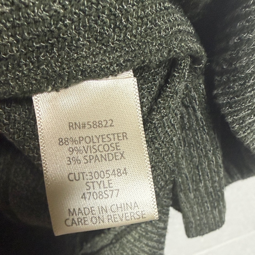 Max Studio Forest Green Knit Sweater - Picture 3 of 8